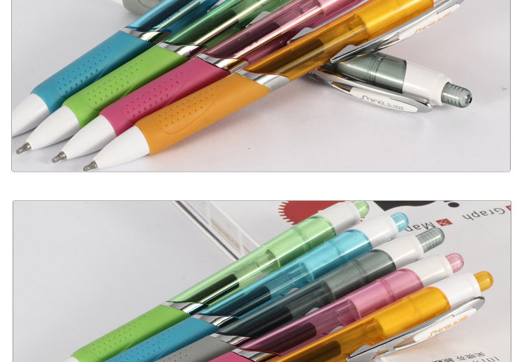 Colorful jumping gel pen, carbon pen, office gel signature pen, 1620 semi-metal pen, advertising promotion pen pic 9