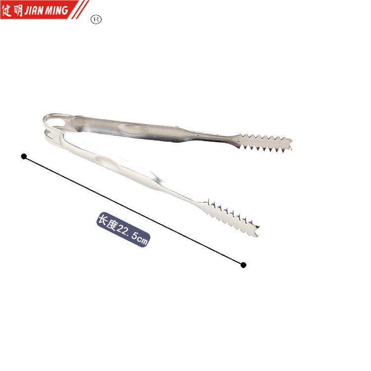 JM8124 stainless steel heat-resistant tongs, multi-functional food tongs, barbecue tongs, ice tongs, salad tongs, noodle tongs and bread tongs pic 8