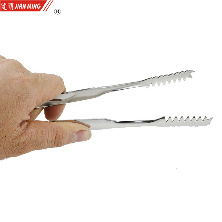 JM8124 stainless steel heat-resistant tongs, multi-functional food tongs, barbecue tongs, ice tongs, salad tongs, noodle tongs and bread tongs pic 10
