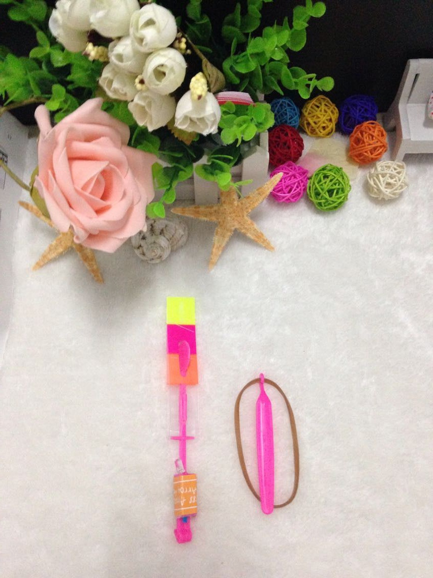 Red and blue dual-flash flying arrow ejection toys, luminous flying arrows, flying sky mushrooms, light Flying sky fairies, factory direct sales pic 12