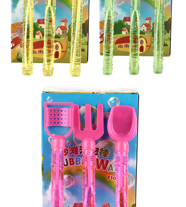 Bubble stick beach bubble water colorido 28CM bubble water blow bubble juguetes stand de tierra juguetes fuente pic 14