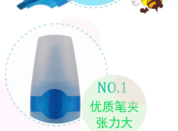 Tianfeng 2250 white shell highlighter, a flat highlighter for export pic 4