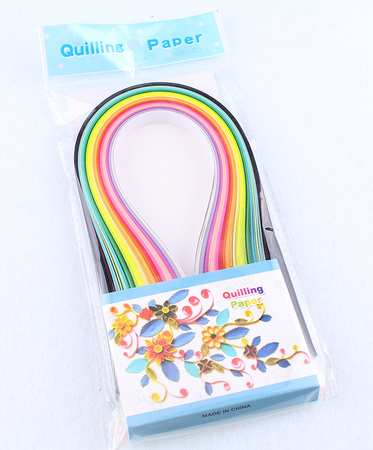 欣乐26色10mm39cm160条彩色衍纸条手工衍纸画材料包详情4