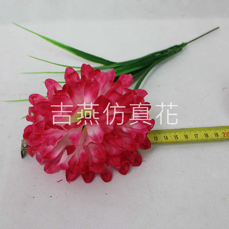 吉磐仿真花朵电子花圈材料绢花清明菊花百合仿真花大全人造花厂家详情18