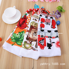 【 Chi Jia 】 Fashionable European and American style kitchen printed absorbent cleaning cloths, dishcloths, household cleaning wipes pic 15