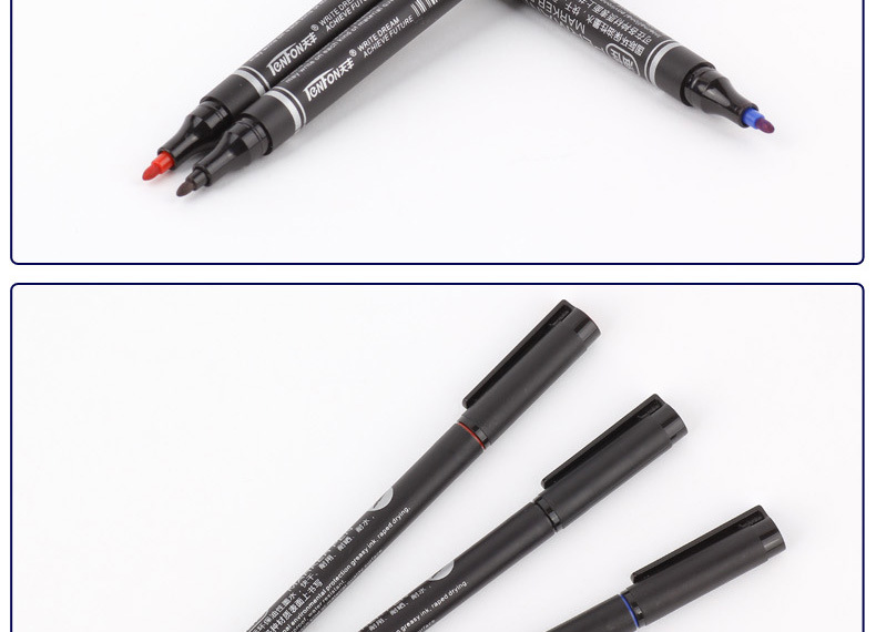 Factory direct supply Tianfeng single-head small marker pen oil-based marker pen 113 fine rod foreign trade marker pen pic 8