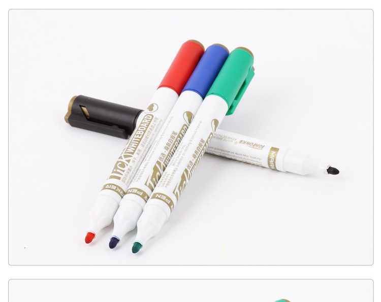 天丰水性白板笔可擦马克笔单头0020白板记号笔好写易擦详情8