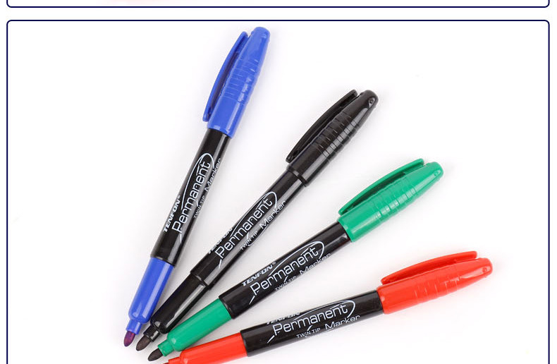 Tianfeng 109 small marker pen, a popular double-headed marker pen for foreign trade, is sold directly by the manufacturer pic 7
