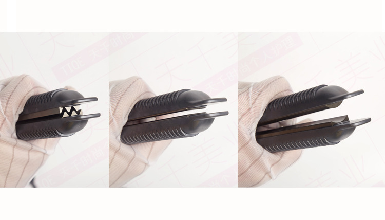 Five-speed temperature-adjustable hair straightener, electric straightener, straightener, inner arc hair straightener, fluffy corn silk ironing board pic 17