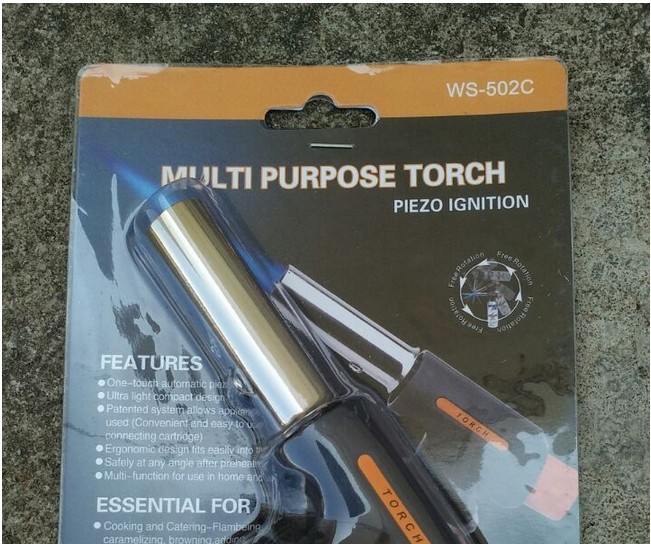 Butane gas spray gun, open flame igniter, kitchen, portable windproof outdoor spray gun, welding gun, gas pic 42