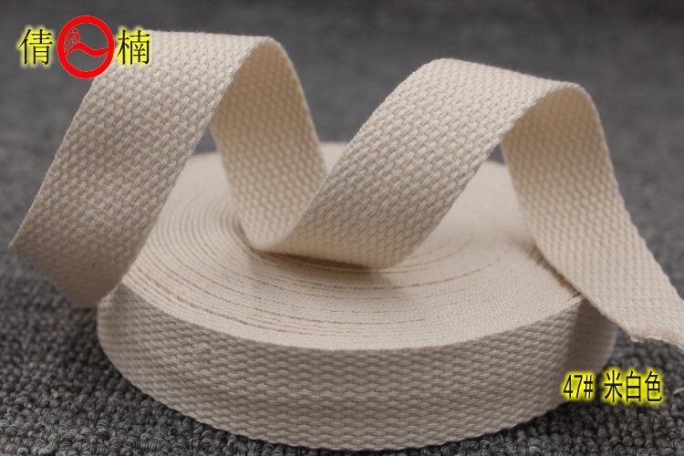 2345cm wide black and white cotton woven strap canvas bag, hand-held woven shoulder and backrest accessory A, multi-purpose accessory pic 17