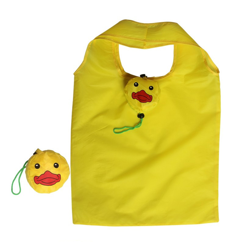 环保购物袋创意卡通动物折叠购物袋收纳包涤纶广告袋定制LOGO详情4