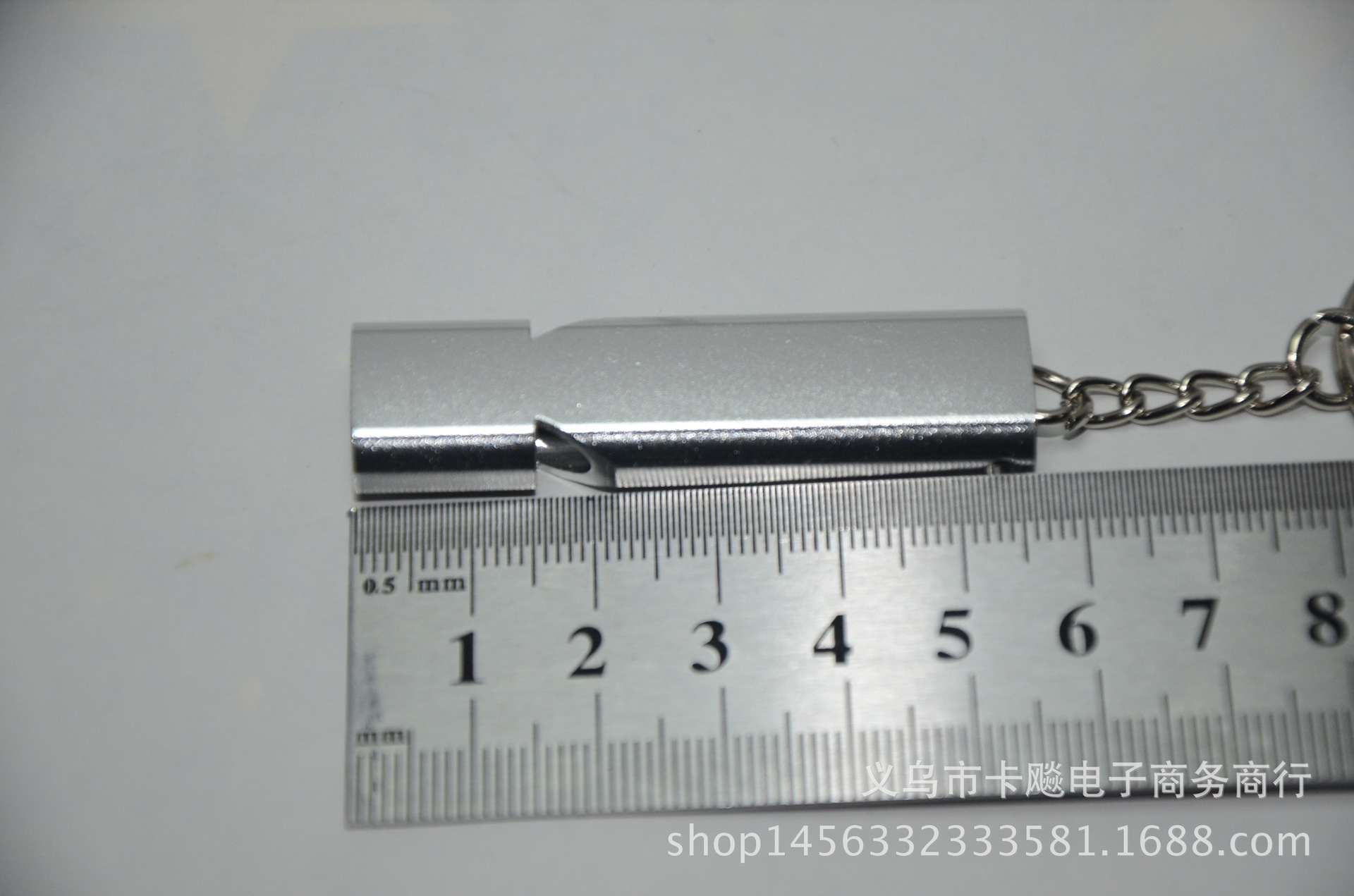 EDC portable outdoor equipment survival blast whistle, dual-tube resonance high-frequency aluminum alloy whistle, dual-frequency whistle pic 16