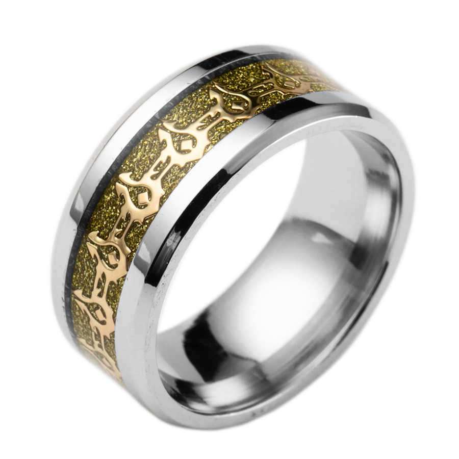 New stainless steel rings for anime and game accessories, European and American jewelry, AliExpress pic 19