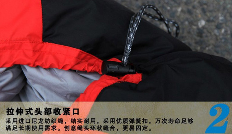 Factory direct sales: 1700g mummium-style mummy type outdoor camping down sleeping bag, filled with 1000g pic 11
