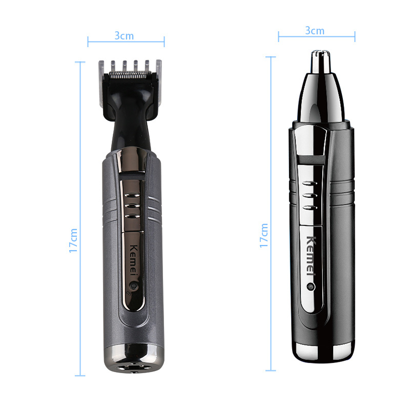 科美多功能鼻毛修剪器推剪二合一电动鬓角修剪器KM-6511详情5