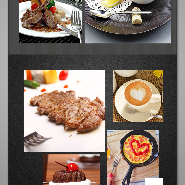 New stainless steel tableware set, creative Western restaurant steak knife, fruit fork portable gift box, two-piece knife and fork set pic 10