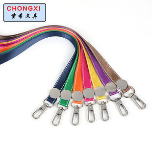 Factory wholesale 1.0cm plain texture pointed hook straps, mobile phone lanyards, name tags, hanging ropes, ID card iron hook ropes pic 4