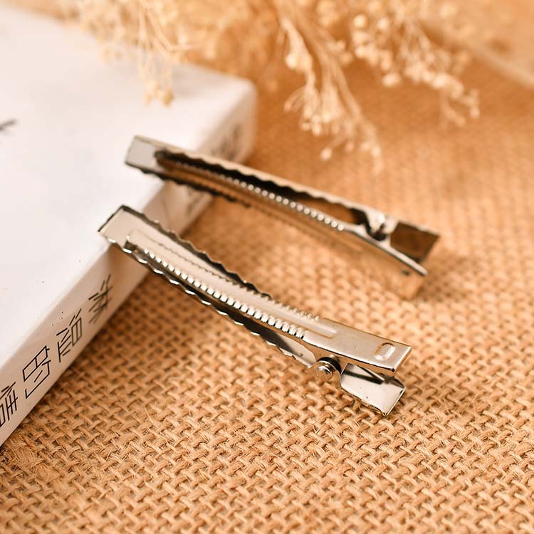 Square duckbill clips, diy hair clips, wholesale hair accessory materials, bb clips, plain clips, hair clips, square clips, duckbill clips, headwear pic 17
