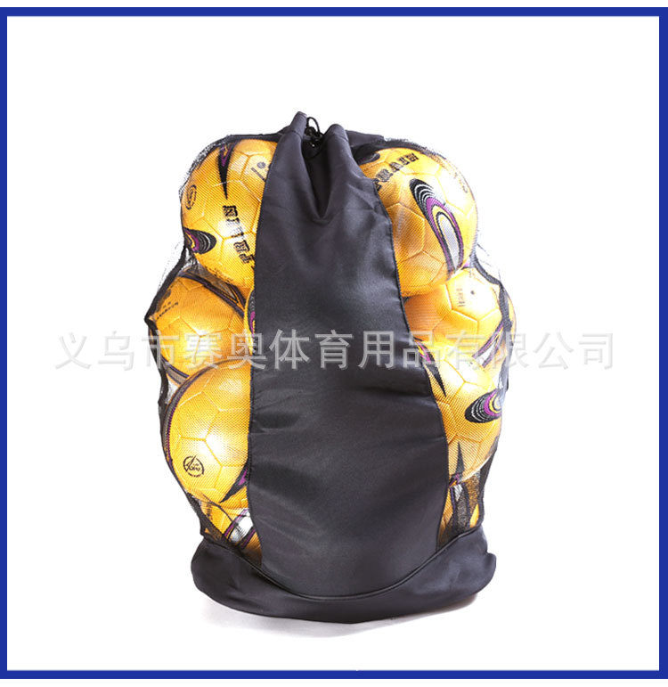 大号足球袋篮球网兜球包帆布篮球包篮球袋足球运动包收纳加厚型详情11