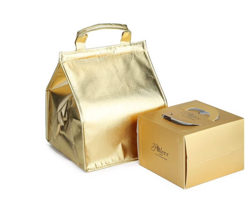 Waterproof 6-inch, 8-inch, 10-inch, 12-inch birthday cake insulated bags, food refrigeration bags in stock, cold preservation bags with logo printing pic 27