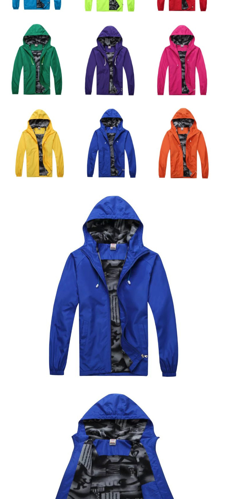 冬季抓绒户外广告风衣外套文化衫工衣厚实保暖防寒工装印字logo详情4