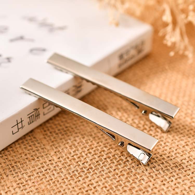 Square duckbill clips, diy hair clips, wholesale hair accessory materials, bb clips, plain clips, hair clips, square clips, duckbill clips, headwear pic 16