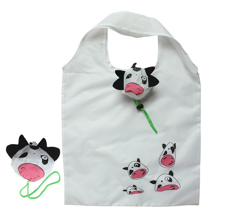 环保购物袋创意卡通动物折叠购物袋收纳包涤纶广告袋定制LOGO详情11