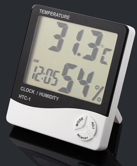 Supply HTC-1 large-screen electronic digital display temperature and humidity meter with high precision indoor electronic thermometer pic 3