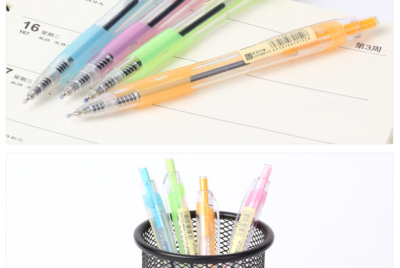 Factory direct supply of Zhongyou Pen 5336 Zhongyou Pen 0.7MM dual-color rod advertisement Zhongyou writing smoothly pic 12