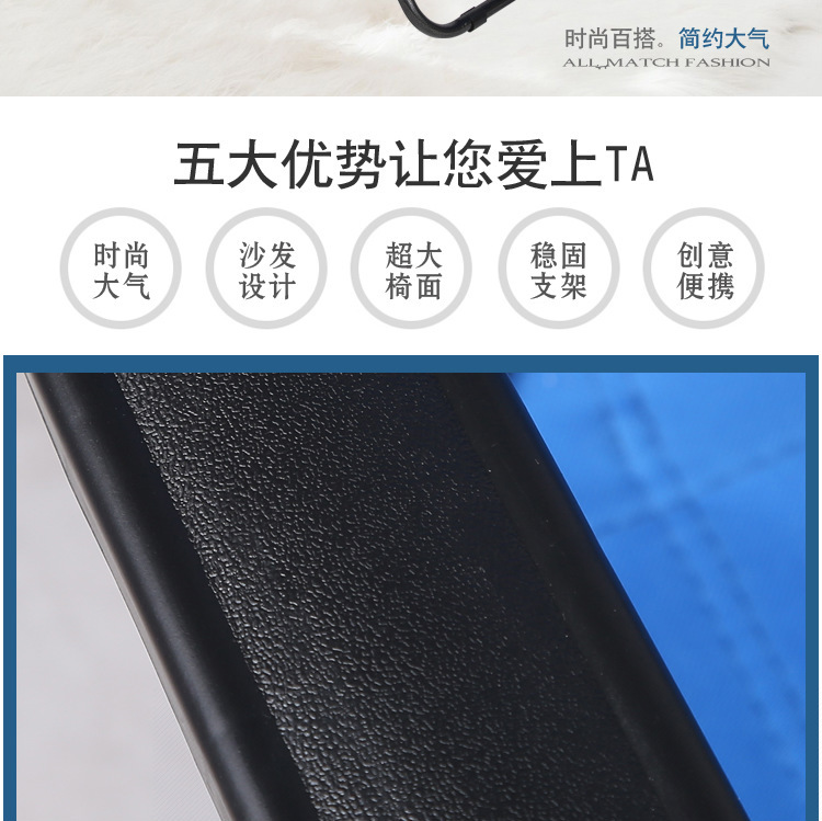 Outdoor multi-functional armchairs, beach chairs, office dual-purpose nap beds, folding chairs, lounge chairs are in stock and available for wholesale pic 6