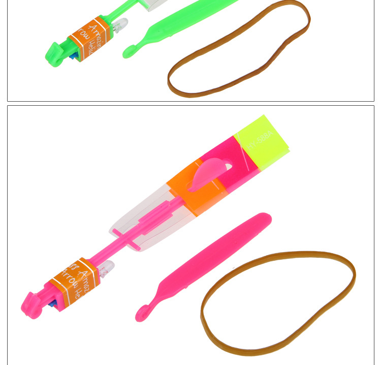 发光飞箭蓝灯飞剑弹射橡皮筋飞箭 夜市地摊玩具热卖厂家直销批发详情23