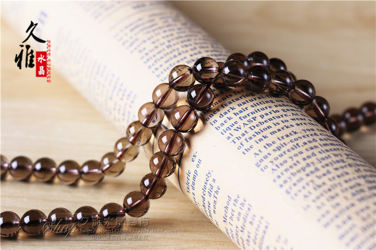 Jiuya Crystal Natural Tea Crystal Loose Beads DIY jewelry accessories Tobacco Crystal Tea Crystal semi-finished products wholesale pic 10