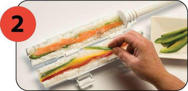 DIY kitchen gadgets, sushi roll maker, sushi mold, DIY cooking, rice roll, TV products, cross-border exclusive supply pic 3