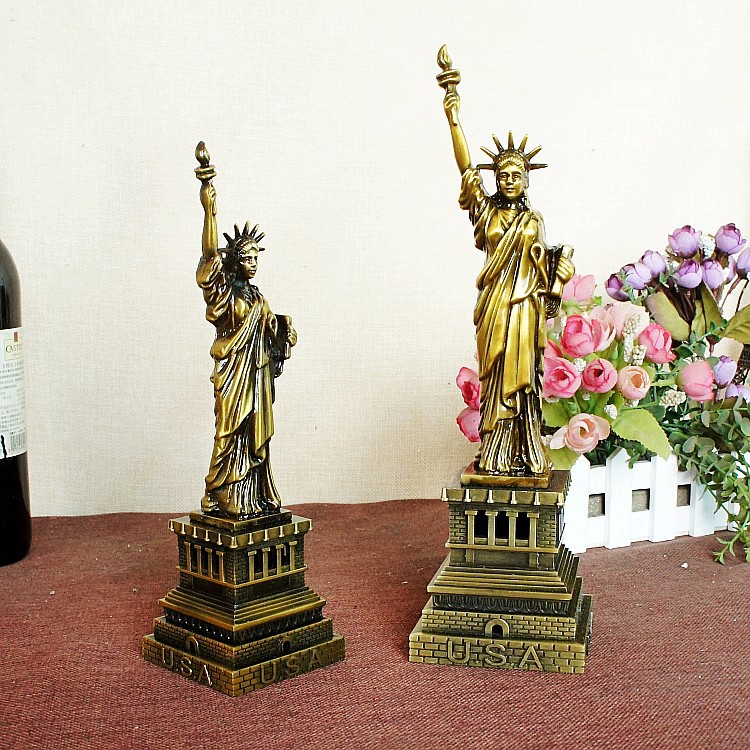 Creative metal handicrafts, American home craft ornaments, Statue of Liberty model ornaments in multiple sizes pic 34