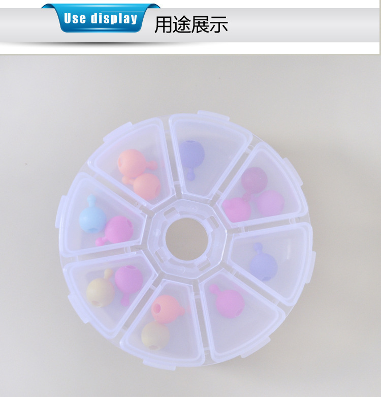 Compartments plastic desktop storage box with 10, 15 and 24 compartments transparent button fishing gear accessories, jewelry and cosmetics packaging box pic 43