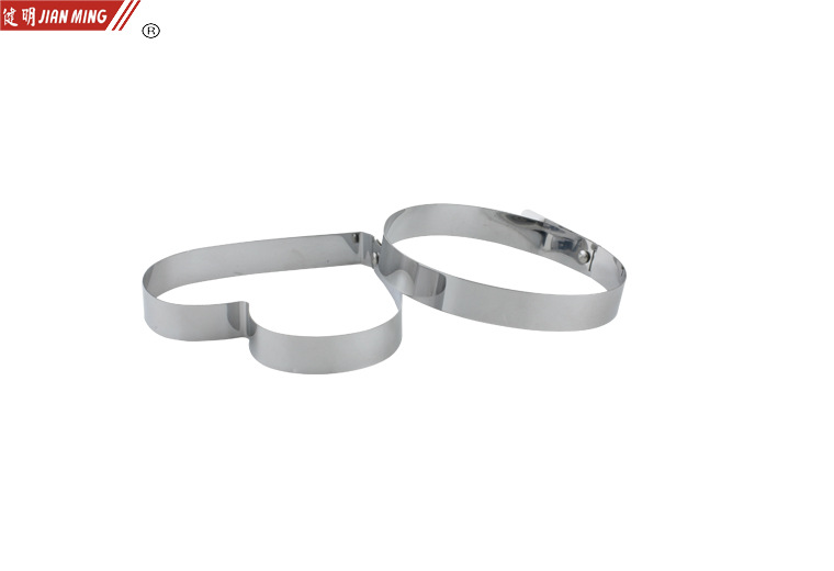 JM8096 stainless steel round omelette mold, creative round omelette model diy kitchen tool pic 9