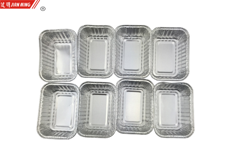8 pieces of JM8077 aluminum foil rectangular cake molds, pastry, bread, chocolate and biscuit utensils pic 9