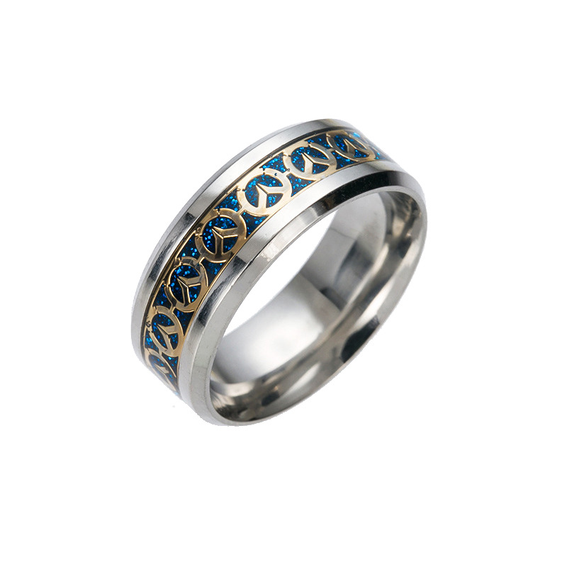New stainless steel rings for anime and game accessories, European and American jewelry, AliExpress pic 14