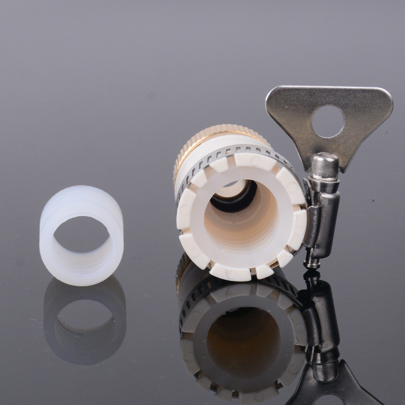 厂家大量供应新款铜外丝8爪接头洗车水枪橡胶接头详情5