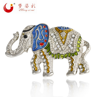 High-quality electroplated genuine white gold high-end horse brooch for men, Korean version, fashionable and versatile pin manufacturer wholesale pic 11