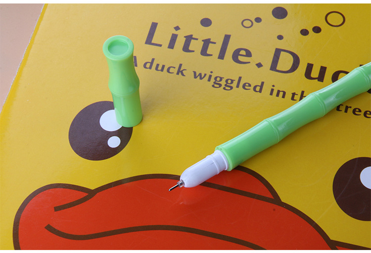 Creative and simple Chinese-style bamboo gel pen, cute and creative black 0.5 smooth quick-drying signature gel pen pic 129