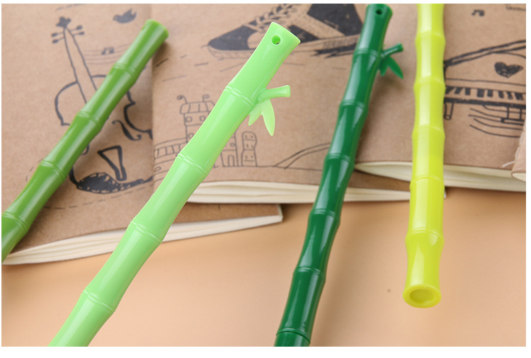 Creative and simple Chinese-style bamboo gel pen, cute and creative black 0.5 smooth quick-drying signature gel pen pic 133