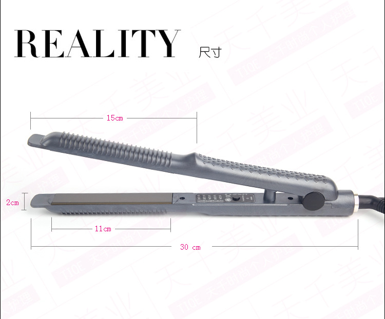 Five-speed temperature-adjustable hair straightener, electric straightener, straightener, inner arc hair straightener, fluffy corn silk ironing board pic 6