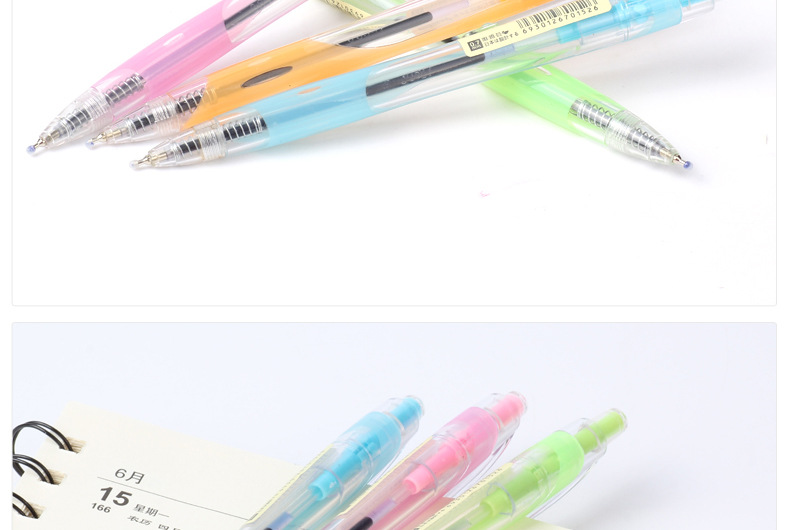 Factory direct supply of Zhongyou Pen 5336 Zhongyou Pen 0.7MM dual-color rod advertisement Zhongyou writing smoothly pic 11