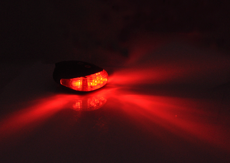 Bicycle light, laser taillight, parallel line warning taillight, mountain bike dead fly parts, cycling equipment pic 3