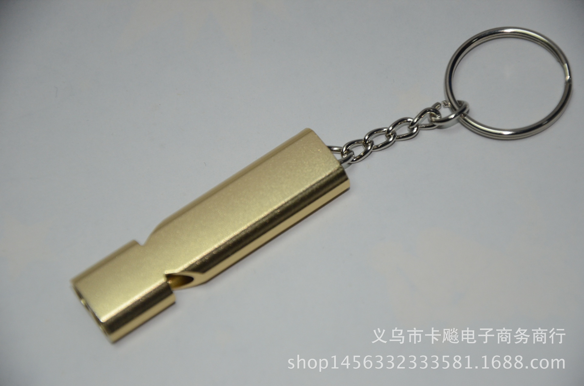 EDC portable outdoor equipment survival blast whistle, dual-tube resonance high-frequency aluminum alloy whistle, dual-frequency whistle pic 12