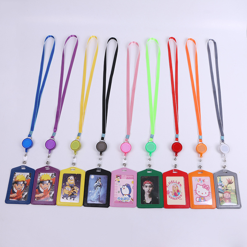 1.2cm striped pull-up buckle, color pickup truck cover, cartoon paper name tag, lanyard, telescopic buckle, student card, bus card pic 13