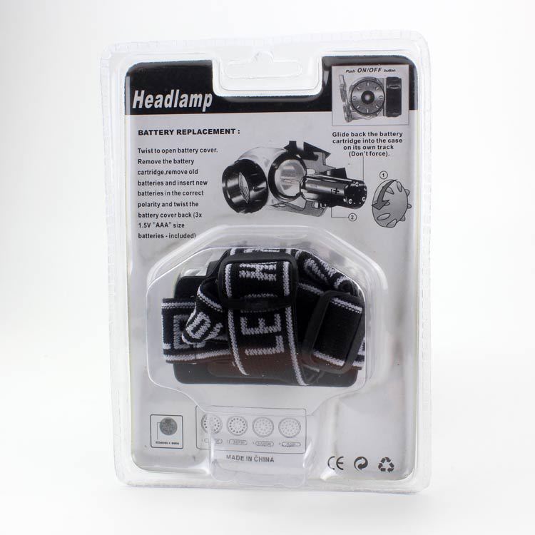 7.9.12.14.16.18.19.21.23 Headlamp LED (battery not included) head-mounted for toolbox matching pic 24