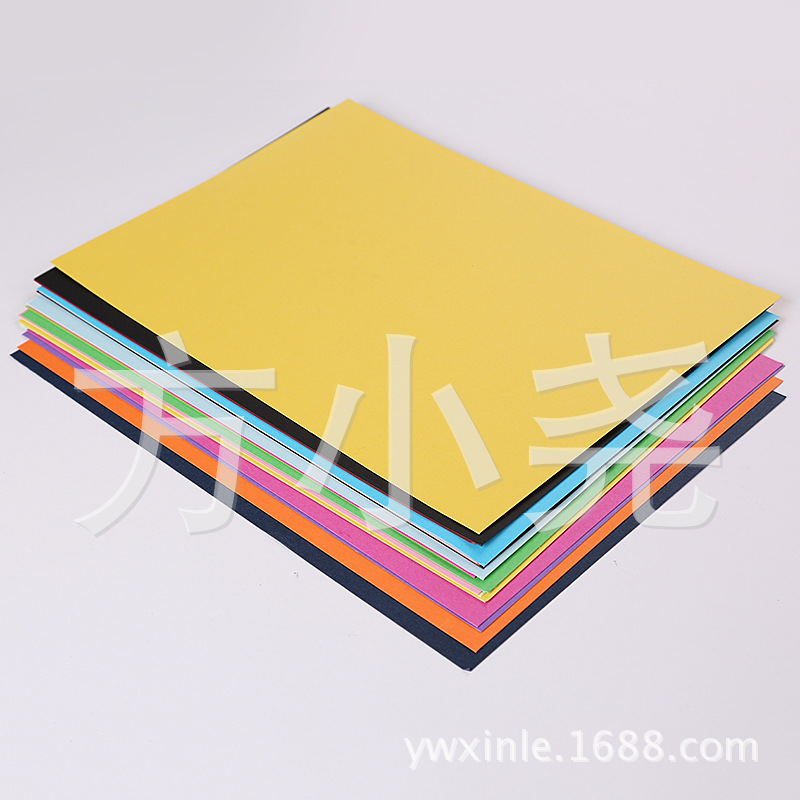 230g彩色厚硬卡纸 A3手工彩卡纸手绘贺卡黑白彩色相册卡纸详情5